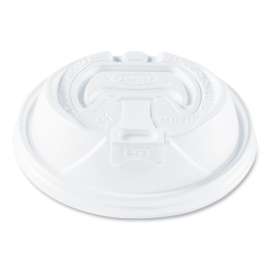 Optima Reclosable Lids For Paper Hot Cups, Fits 12 Oz To 24 Oz Cups, White, 1,200/carton