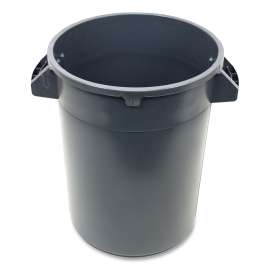 Gator Plus Container, 32 gal, Plastic, Gray