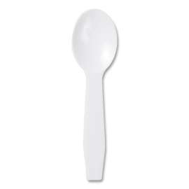 Polystyrene Taster Spoons, White, 3000/Carton