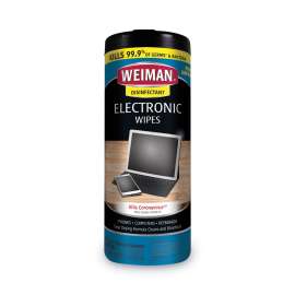 E-tronic Wipes, 7 x 8, White, 30/Canister