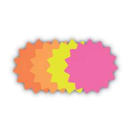 Die Cut Paper Signs, 4" Round, Assorted Colors, Pack of 60 Each