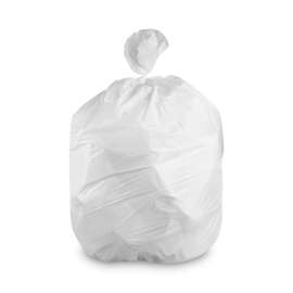 Linear Low-Density Can Liners, 30-35 gal, 1.4 mil, 33 x 45, White, 200/Carton