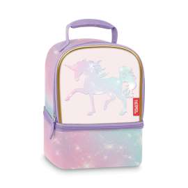 Lunch Bag, Polyester, 5.5 x 9.5 x 5, Sparkle/Pastels