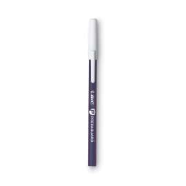 PrevaGuard Ballpoint Pen, Stick, Medium 1 mm, Blue Ink/Blue Barrel, Dozen