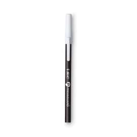 PrevaGuard Ballpoint Pen, Stick, Medium 1 mm, Black Ink/Black Barrel, 60/Pack