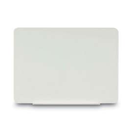 Magnetic Glass Dry Erase Board, 60 x 48, Opaque White Surface
