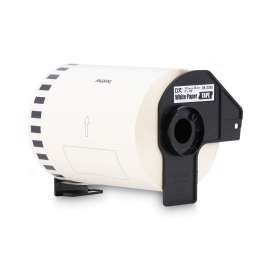 Continuous Length Shipping Label Tape for QL-1050, 4" x 100 ft Roll, White