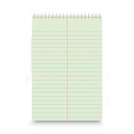 Steno Pads, Gregg Rule, Red Cover, 80 Green-Tint 6 x 9 Sheets