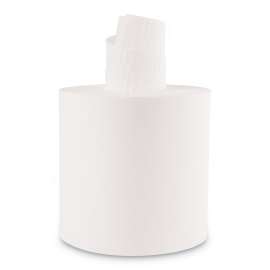 Center-Pull Roll Towels, 2-Ply, 7.6 x 8.9, White, 600/Roll, 6/Carton
