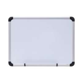 Magnetic Steel Dry Erase Marker Board, 24 x 18, White Surface, Aluminum/Plastic Frame