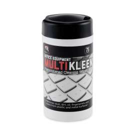 Office Equipment MultiKleen Wet Wipes, Cloth, 5.44 x 6.38, 75/Tub