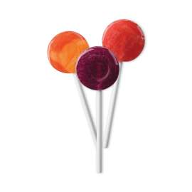 Organic Lollipops, Assorted Flavors, 4.2 oz Bag with 20 Lollipops Each, 4/Pack, Delivered in 1-4 Business Days