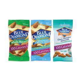 Almonds Variety Pack, Assorted Flavors, 0.6 oz Pouch, 7 Pouches/Box, 6 Boxes/Pack, Delivered in 1-4 Business Days