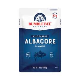 Premium Albacore Tuna Pouches, 5 oz Pouch, 4/Pack, Delivered in 1-4 Business Days