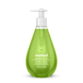 Gel Hand Wash, Green Tea + Aloe, 12 oz Pump Bottle, 6/Carton