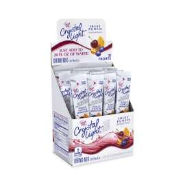 On-The-Go Sugar-Free Drink Mix, Fruit Punch, 0.12 oz Single-Serving Tubes, 30/Pk, 2 Packs/Box, Delivered in 1-4 Business Days
