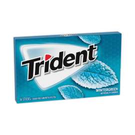 Sugar-Free Gum, Wintergreen, 14 Sticks/Pack, 12 Pack/Box, Delivered in 1-4 Business Days