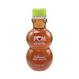 Antioxidant Super Tea, Pomegranate Honey Green Tea, 12 oz Bottles, 6/Pack, Delivered in 1-4 Business Days