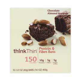 High Protein Bars, Almond Brownie, 1.41 oz Bar, 10 Bars/Box, Delivered in 1-4 Business Days