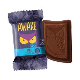 Caffeinated Dark Chocolate Bites, 0.46 oz Bars, 50 Bars/Box, Delivered in 1-4 Business Days