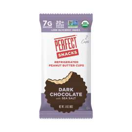 Refrigerated Peanut Butter Cups, Dark Chocolate with Sea Salt, 1.4 oz 2-Cup Pack, 16 Count, Delivered in 1-4 Business Days