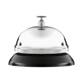 Call Bell, 3.38" Diameter, Brushed Nickel