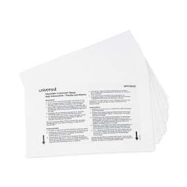 Shredder Lubricant Sheets, 5.5 x 2.8, 24 Sheets/Pack