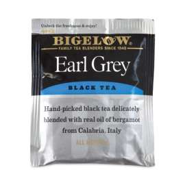 Earl Grey Black Tea Bags, 5.94 oz Box, 100 Bags/Box, Delivered in 1-4 Business Days