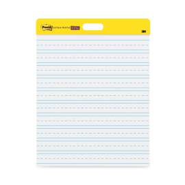 Self-Stick Wall Pad, Manuscript Format (Primary 3" Rule), 20 x 23, White, 20 Sheets, 2/Pack