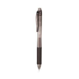 EnerGel-X Gel Pen, Retractable, Fine 0.5 mm Needle Tip, Black Ink, Black Barrel, 24/Pack