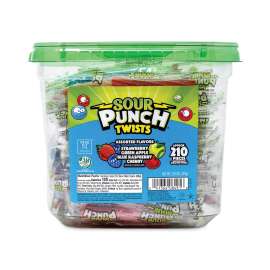 Twists, Variety, 2.59 lb Tub, Approx. 210 Pieces, Delivered in 1-4 Business Days