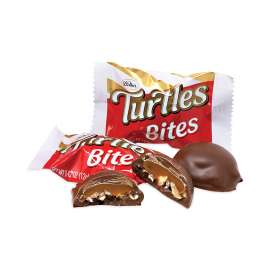 Turtles Original Bite Size Candy, 0.42 oz Packet, 60/Box, Delivered in 1-4 Business Days