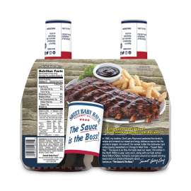 Barbecue Sauce, 40 oz Squeeze Bottle, 2/Pack, Delivered in 1-4 Business Days