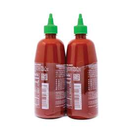 Sriracha Hot Chili Sauce, 28 oz Bottle, 2 Count, Delivered in 1-4 Business Days