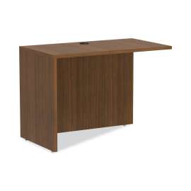 Alera - Valencia Series Modern Walnut Reversible Office Desk Return