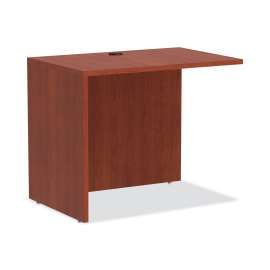 Alera - Valencia Series Medium Cherry Reversible Office Desk Return