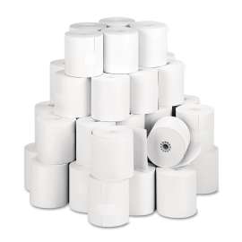 Direct Thermal Printing Thermal Paper Rolls, 3.13" x 273 ft, White, 50/Carton