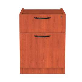 Alera Valencia Series Hanging Pedestal File, Left/Right, 2-Drawer: Box/File, Legal/Letter, Cherry, 15.63 x 20.5 x 19.25