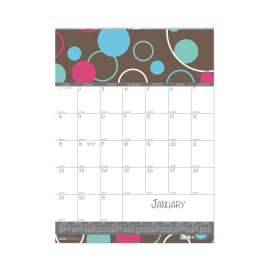 Recycled Bubbleluxe Wall Calendar, Bubbleluxe Artwork, 12 x 16.5, White/Multicolor Sheets, 12-Month (Jan to Dec): 2023