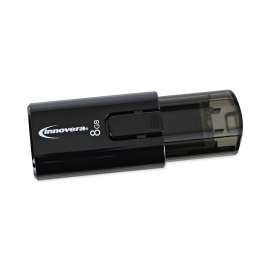 Innovera - 8 GB Black USB 3.0 Flash Drive (1 per Pack)