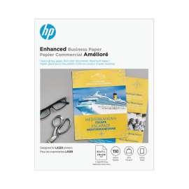 Color Laser Glossy Brochure Paper, 97 Bright, 40 lb Bond Weight, 8.5 x 11, White, 150/Pack