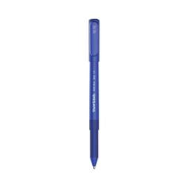 Write Bros. Grip Ballpoint Pen, Stick, Medium 1 mm, Blue Ink, Blue Barrel, Dozen