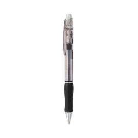 R.S.V.P. Super RT Ballpoint Pen, Retractable, Medium 1 mm, Black Ink, Black Barrel, Dozen