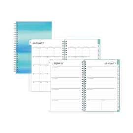 Chloe Frosted Weekly/Monthly Planner, Chloe Artwork, 8 x 5, Blue Cover, 12-Month (Jan to Dec): 2023