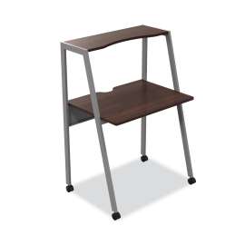 Kompass Flexible Home/Office Desk, 33" x 23.4" x 48", Mocha