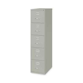 Vertical Letter File Cabinet, 4 Letter-Size File Drawers, Light Gray, 15 x 26.5 x 61.37