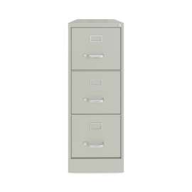 Vertical Letter File Cabinet, 3 Letter-Size File Drawers, Light Gray, 15 x 22 x 40.19