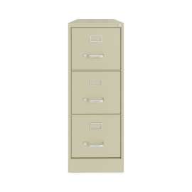 Vertical Letter File Cabinet, 3 Letter-Size File Drawers, Putty, 15 x 22 x 40.19