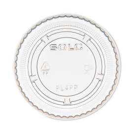 Portion/Souffle Cup Lids, Fits 3.25 oz, 4 oz, 5.5 oz Portion Containers, Clear, 2,500/Carton