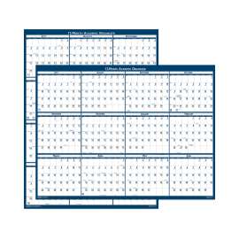 Academic Year Recycled Poster Style Reversible/Erasable Yearly Wall Calendar, 18 x 24, 12-Month (July to June): 2022 to 2023